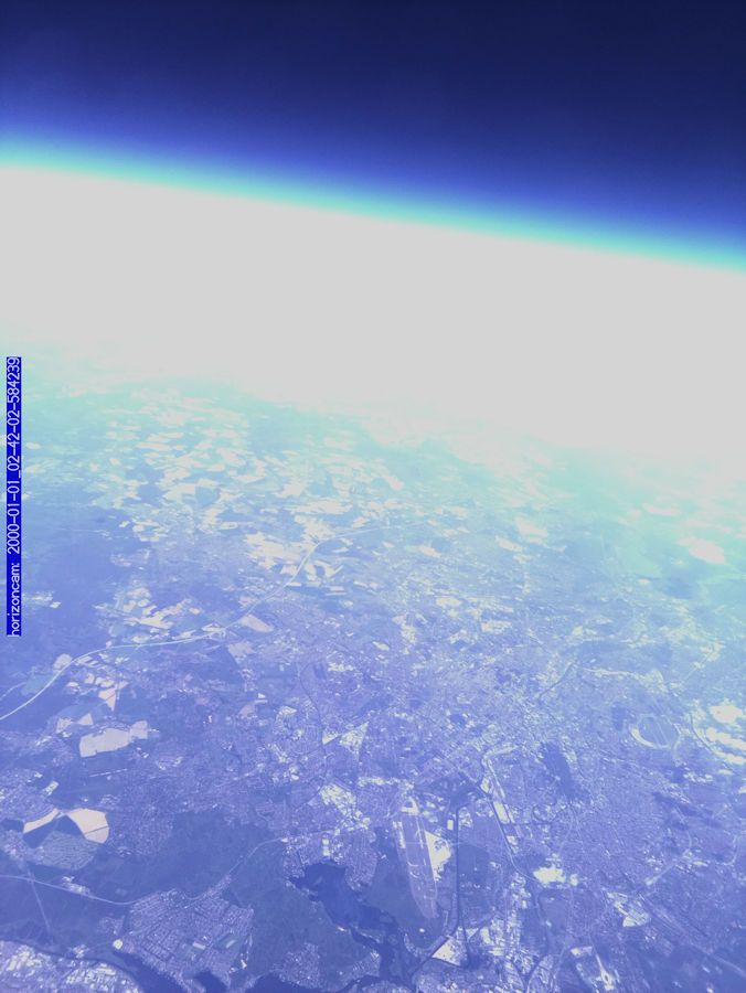 Aufnahme des Horizonts